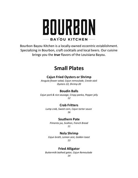 vlaeykensgang restaurant|Online Menu of Bourbon Bayou Kitchen, Ashburn, VA